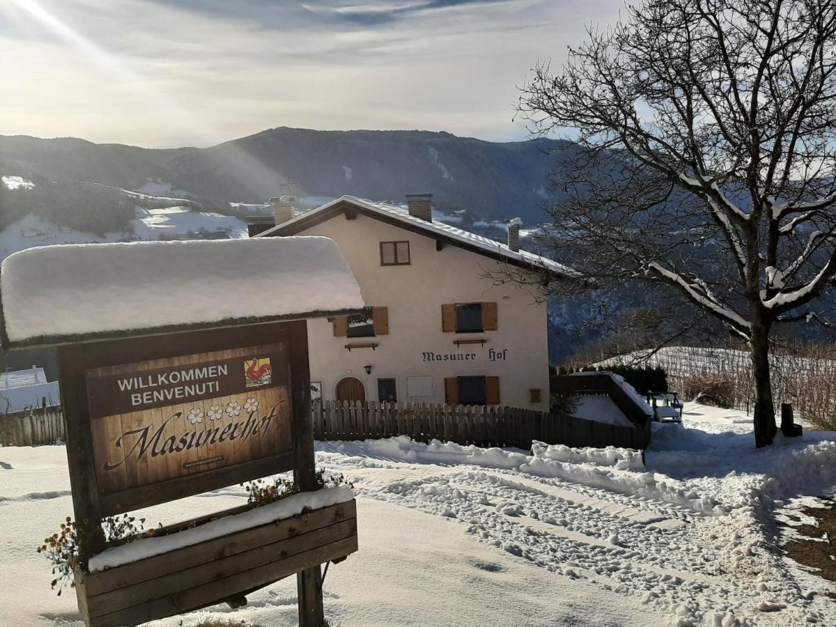 Ferienbauernhof Masunerhof Völs am Schlern Exterior foto